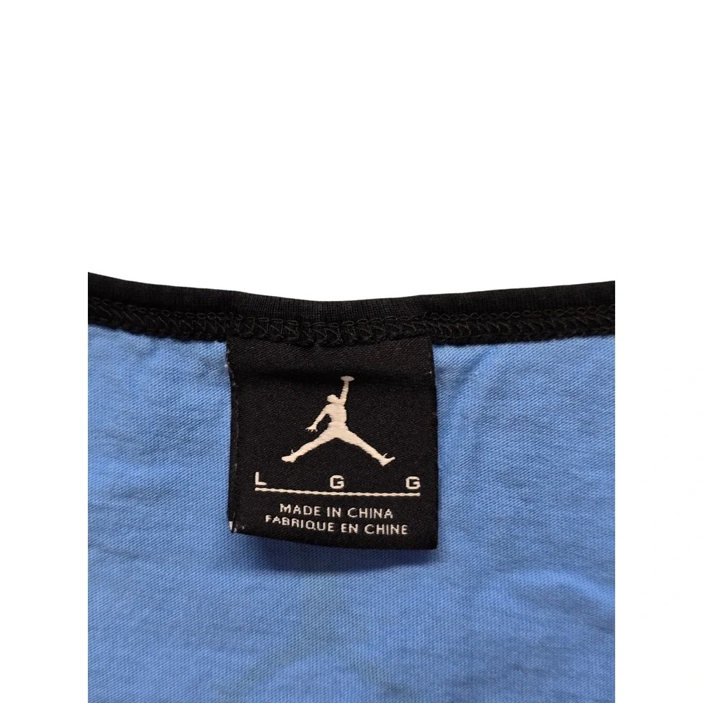 Jordan Mens Graphic Tank Top Sneaker Popsicle University Blue Red Large